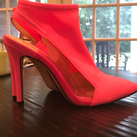 BARBIE VIBES! 😊 JESSICA SIMPSON BUBBLEGUM PINK HEELS. Size 6. - Picture 10 of 11